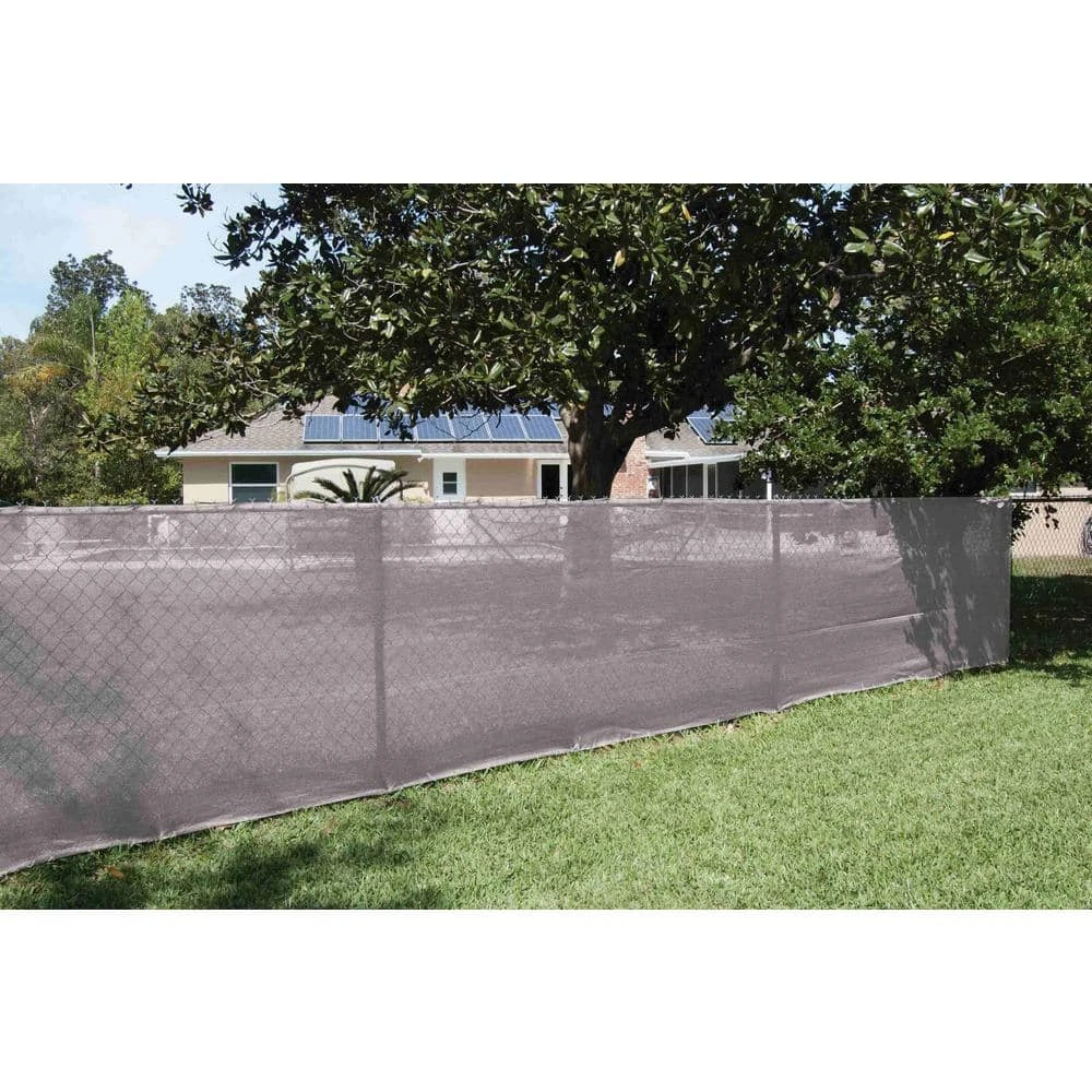 Outlet π 44 in. x 50 ft. Mesh Fabric Privacy Fence Screen with Integrated Button Hole in Grey by Unbranded β€οΈ 3 Outlet π 44 in. x 50 ft. Mesh Fabric Privacy Fence Screen with Integrated Button Hole in Grey by Unbranded β€οΈ