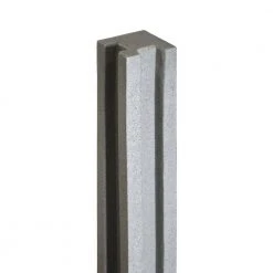 Flash Sale ✔️ 5 in. x 5 in. x 8-1/2 ft. Gray Composite Fence Corner Post by SimTek 🔔