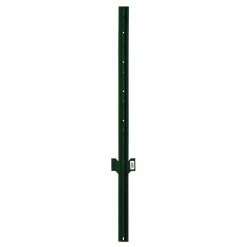 Budget 🧨 2-1/4 in. x 2-1/2 in. x 4 ft. Green Steel Fence U Post by Everbilt 👍