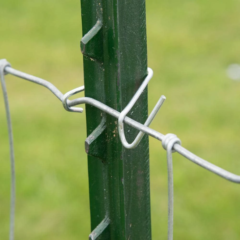 Cheapest ❤️ 1-3/4 in. x 3-1/2 in. x 5 ft. Green Steel Fence T-Post by Everbilt 😉 8 Cheapest ❤️ 1-3/4 in. x 3-1/2 in. x 5 ft. Green Steel Fence T-Post by Everbilt 😉 - Image 6