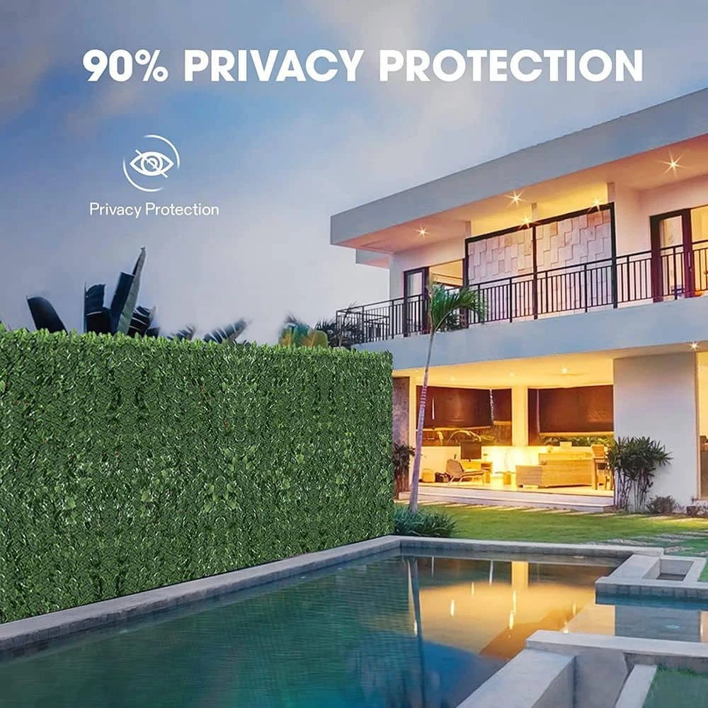 Best Sale ❤️ 98 in. x 39 in. Artificial Ivy Grass Privacy Screen in Green by VIVOSUN 🧨 4 Best Sale ❤️ 98 in. x 39 in. Artificial Ivy Grass Privacy Screen in Green by VIVOSUN 🧨 - Image 2