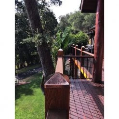 Budget 👏 4 in. x 4 in. 😉 Hammered Copper Pyramid Slip Over Fence Post Cap by Protectyte ✔️ -Cheap Fence Gates Plus Store hammered copper protectyte deck post caps hdch358py 44 1000