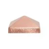 Best Sale 🎉 6 in. x 6 in. Hammered Copper Pyramid Slip Over Fence Post Cap by Protectyte ✨ -Cheap Fence Gates Plus Store hammered copper protectyte deck post caps hdch534py 64 1000
