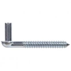 Promo 🥰 3/4 x 6 in. Gate Screw Hook in Zinc-Plated (5-Pack) by Hardware Essentials ✨
