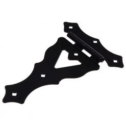 Top 10 ❤️ 10 in. Black Heavy Duty Ornamental T-Hinge (4-Pack) by Hardware Essentials ✨