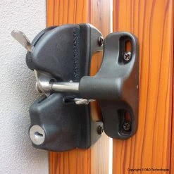 Hot Sale ⌛ D&D Black Two-Sided Key-Lockable General Purpose Gate Latch by LOKKLATCH 💯 -Cheap Fence Gates Plus Store lokklatch fence gate latches slide bolts 50110 c3 1000