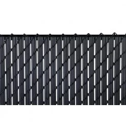 Outlet 👏 M-D 6 ft. Privacy Fence Slat Black by M-D Building Products 😉 -Cheap Fence Gates Plus Store m d building products chain link fence slats vs003123bk072 a0 1000