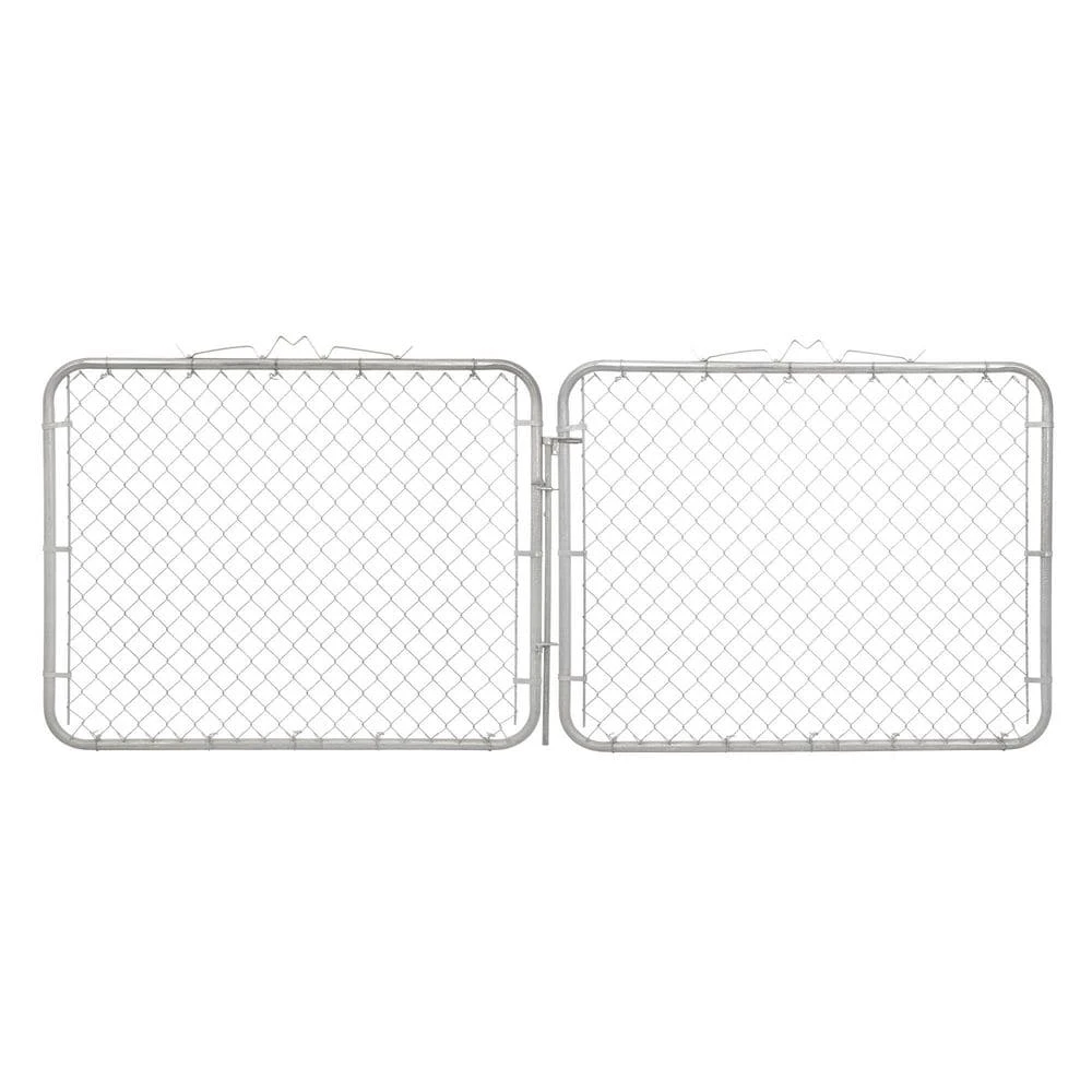 Top 10 ✨ 10 ft. x 4 ft. Galvanized Metal Drive Fence Gate (Actual Gate Size: 57 in. x 48 in.) by Everbilt ❤️ 6 Top 10 ✨ 10 ft. x 4 ft. Galvanized Metal Drive Fence Gate (Actual Gate Size: 57 in. x 48 in.) by Everbilt ❤️ - Image 4