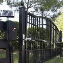 Best deal 👍 Medium Duty Single Swing Gate Opener Solar Panel Combo Kit Smart Capable by Mighty Mule 🤩 -Cheap Fence Gates Plus Store mighty mule automatic gate openers mm371w sol 1f 1000
