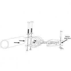 Wholesale 🧨 Gate Opener Tube Fence Attachment Bracket by Mighty Mule ⌛ -Cheap Fence Gates Plus Store mighty mule gate opener accessories mmtgb 4f 1000