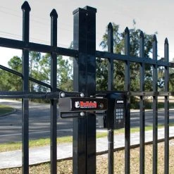 Wholesale 😀 Pedestrian Gate Lock for Pedestrian Walk-Through Gates by Mighty Mule 🎉 -Cheap Fence Gates Plus Store mighty mule gate opener remotes fm145 c3 1000