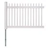 Budget ๐คฉ No-Dig Permanent 4 ft. x 6 ft. Nantucket Vinyl Picket Fence Panel with Post and Anchor Kit by WamBam Fence ๐ 1 Budget ๐คฉ No-Dig Permanent 4 ft. x 6 ft. Nantucket Vinyl Picket Fence Panel with Post and Anchor Kit by WamBam Fence ๐ -Cheap Fence Gates Plus Store nantucket style white vinyl pvc wambam fence vinyl fence panels bl19101 64 1000