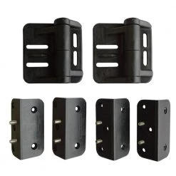 Flash Sale ๐คฉ Black Nylon Polymer Self-Closing Multi-Adjustable Gate Hinges (2-Pack) by Nationwide Industries ๐ 9 Flash Sale ๐คฉ Black Nylon Polymer Self-Closing Multi-Adjustable Gate Hinges (2-Pack) by Nationwide Industries ๐ -Cheap Fence Gates Plus Store nationwide industries gate opener accessories ch200f sd bk 1f 1000