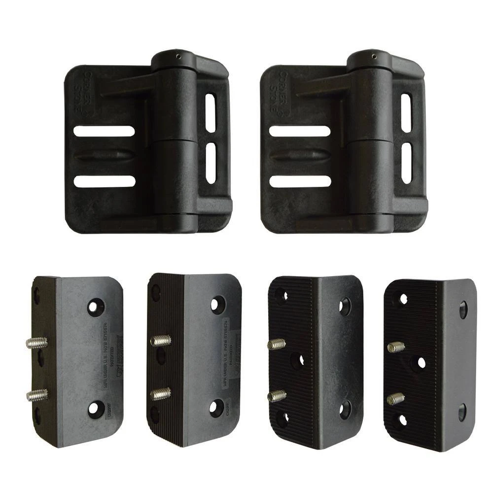 Flash Sale ๐คฉ Black Nylon Polymer Self-Closing Multi-Adjustable Gate Hinges (2-Pack) by Nationwide Industries ๐ 6 Flash Sale ๐คฉ Black Nylon Polymer Self-Closing Multi-Adjustable Gate Hinges (2-Pack) by Nationwide Industries ๐ - Image 4