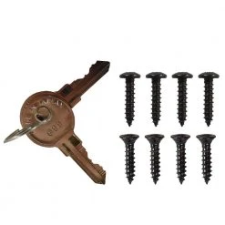 Best Pirce 😉 Black Nylon Polymer Keystone X2 External One-Sided Gate Latch by Nationwide Industries 💯 -Cheap Fence Gates Plus Store nationwide industries gate opener accessories klx2 p1 bk ka 4f 1000