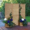 Best Sale ๐ฏ 5' x 5' Wood Privacy Screen by Yardistry โ๏ธ 1 Best Sale ๐ฏ 5' x 5' Wood Privacy Screen by Yardistry โ๏ธ -Cheap Fence Gates Plus Store natural cedar stain yardistry outdoor privacy screens ym11703 64 1000