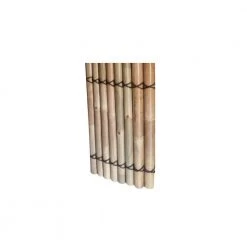 Best Sale 🛒 48 in. H x 48 in. W Split Timber Bamboo with Black Twine Fence Panel by Master Garden Products ✨