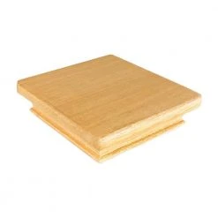 New ✔️ Miterless 4 in. x 4 in. Untreated Wood Flat Slip Over Fence Post Cap by Protectyte 😀