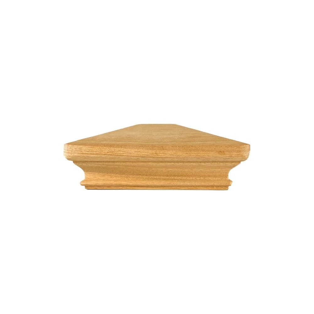 Brand new ⭐ Miterless 5 in. x 5 in. Untreated Wood Pyramid Slip Over Fence Post Cap by Protectyte ✔️ 6 Brand new ⭐ Miterless 5 in. x 5 in. Untreated Wood Pyramid Slip Over Fence Post Cap by Protectyte ✔️ - Image 4