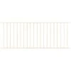 New 👏 Pro Series 2.67 ft. H x 7.75 ft. W Navajo White Steel Fence Panel by US Door & Fence 🥰 -Cheap Fence Gates Plus Store navajo white us door fence metal fence panels f2ghds93x32nwus 64 1000