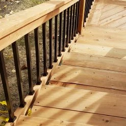 Wholesale ❤️ Square Surface Mount Stair Railing Adapters for 3/4 in. Square Balusters (20-Piece) by NUVO IRON 🧨 -Cheap Fence Gates Plus Store nuvo iron fence gate accessories sqmsra e1 1000