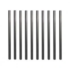 Discount 🤩 32 in. x 3/4 in. Galvanized Square Balusters (10-Pack) by NUVO IRON ✨