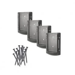 Cheap ✔️ 3/4 in. Polycarbonate Black Deck Rail Connector Brackets (4-Pack) by NUVO IRON ⌛ 7 Cheap ✔️ 3/4 in. Polycarbonate Black Deck Rail Connector Brackets (4-Pack) by NUVO IRON ⌛ -Cheap Fence Gates Plus Store nuvo iron fence hardware drc esp 31 1000