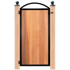 Best Pirce ❤️ Easy-to-Install Arched Gate 6-Board Pro for 36.25 in. Openings by NUVO IRON 👍