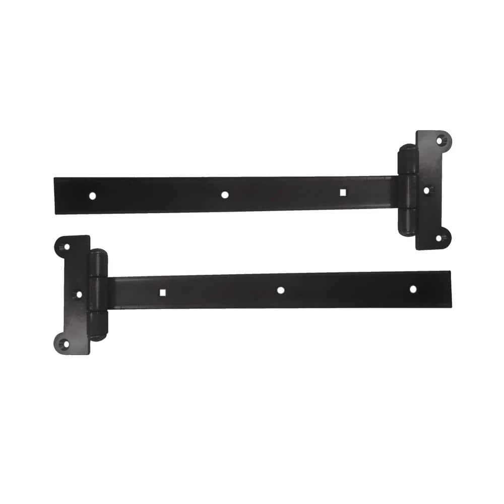 Cheap 🔥 12 in. Black Steel Strap Hinges Fence Hardware Kit (2-Pack) by NUVO IRON ✨ 3 Cheap 🔥 12 in. Black Steel Strap Hinges Fence Hardware Kit (2-Pack) by NUVO IRON ✨