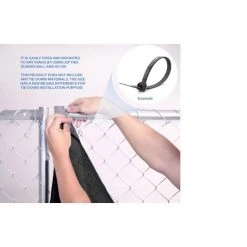 New ⌛ 4 ft. x 50 ft. Green Privacy Fence Screen Netting Mesh with Reinforced Eyelets for Chain link Garden Fence by ORION ⭐ -Cheap Fence Gates Plus Store orion snow fencing 10 111 1f 1000