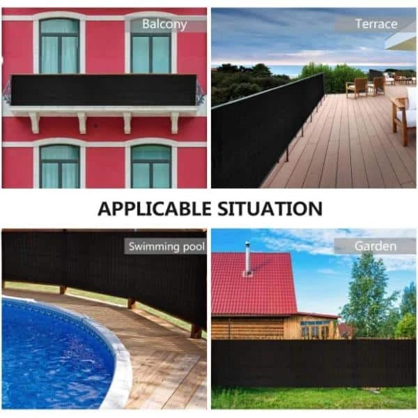 Buy ⌛ 5 ft. X 50 ft. Green Privacy Fence Screen Netting Mesh with Reinforced Eyelets for Chain link Garden Fence by ORION ⭐ 6 Buy ⌛ 5 ft. X 50 ft. Green Privacy Fence Screen Netting Mesh with Reinforced Eyelets for Chain link Garden Fence by ORION ⭐ - Image 4