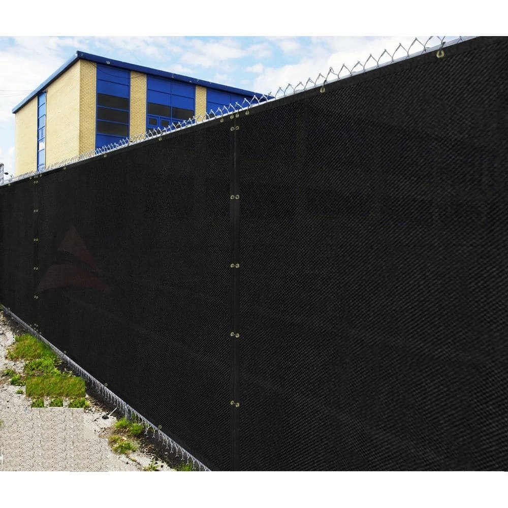 Outlet ๐ 8 ft. X 50 ft. Green Privacy Fence Screen Netting Mesh with Reinforced Eyelets for Chain link Garden Fence by ORION ๐งจ 6 Outlet ๐ 8 ft. X 50 ft. Green Privacy Fence Screen Netting Mesh with Reinforced Eyelets for Chain link Garden Fence by ORION ๐งจ - Image 4