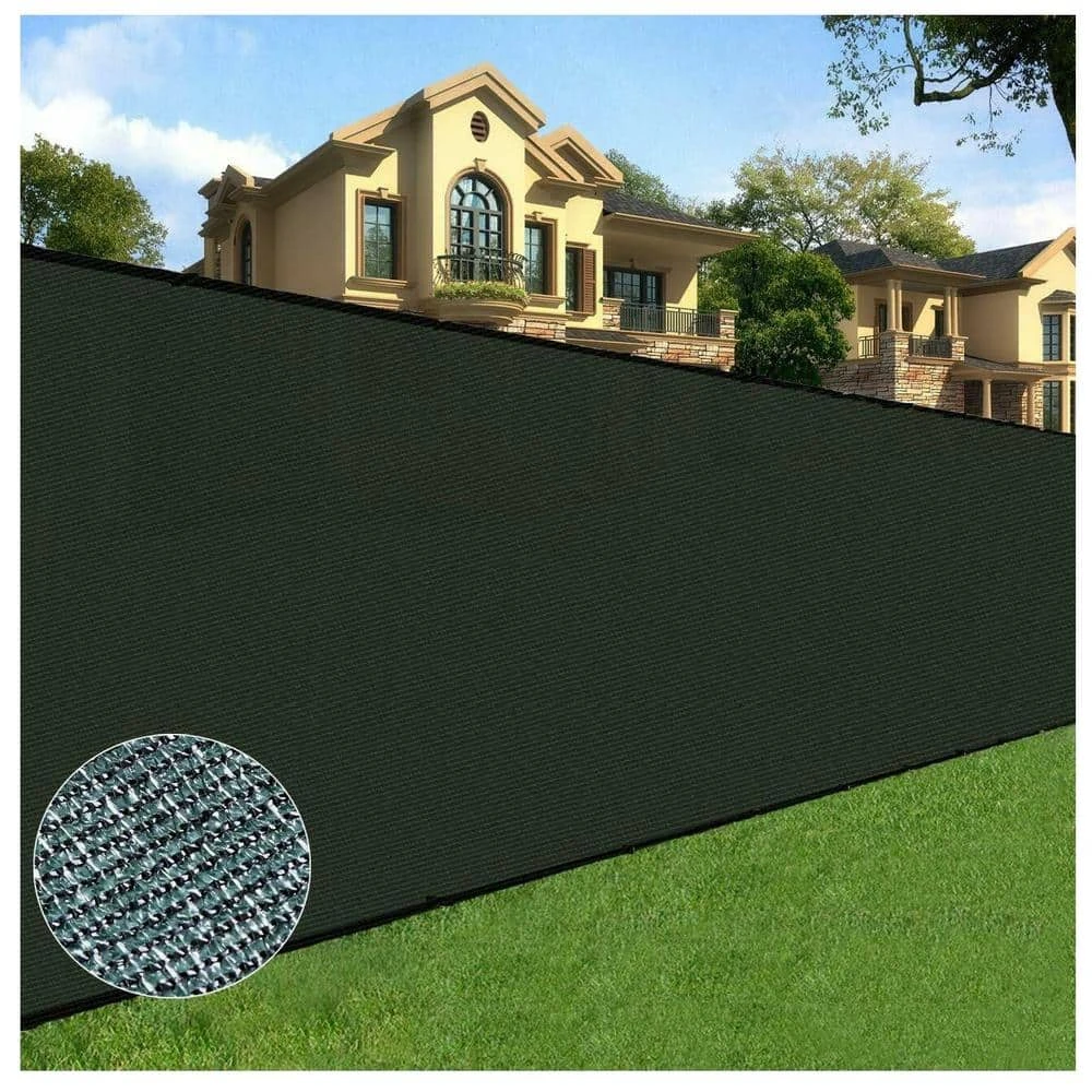 Outlet ๐ 8 ft. X 50 ft. Green Privacy Fence Screen Netting Mesh with Reinforced Eyelets for Chain link Garden Fence by ORION ๐งจ 3 Outlet ๐ 8 ft. X 50 ft. Green Privacy Fence Screen Netting Mesh with Reinforced Eyelets for Chain link Garden Fence by ORION ๐งจ