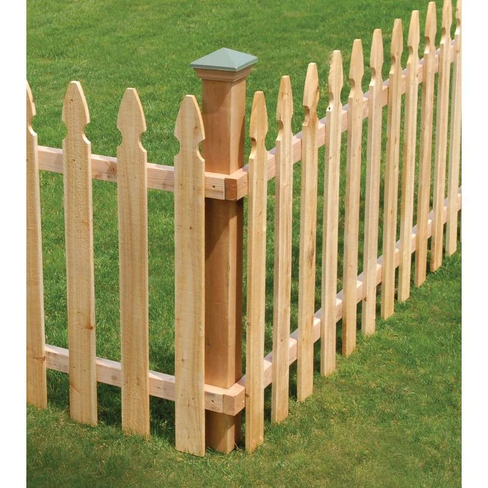 Wholesale ๐ 5/8 in. x 3-1/2 in. x 3-1/2 ft. Western Red Cedar French Gothic Fence Picket (13-Pack) by Outdoor Essentials โจ 8 Wholesale ๐ 5/8 in. x 3-1/2 in. x 3-1/2 ft. Western Red Cedar French Gothic Fence Picket (13-Pack) by Outdoor Essentials โจ - Image 6