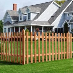 Best reviews of ✨ 5/8 in. x 3-1/2 in. x 3-1/2 ft. Western Red Cedar Flat Top Fence Picket (13-Pack) by Outdoor Essentials 🌟 -Cheap Fence Gates Plus Store outdoor essentials wood fence pickets 239670 4f 1000