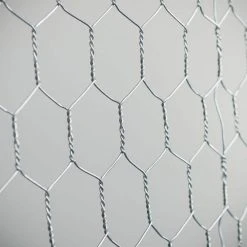 Best Sale 😉 25 ft. L x 24 in. H Galvanized Steel Hexagonal Wire Netting with 1 in. x 1 in. Mesh Size Garden Fence by PEAK ⌛ -Cheap Fence Gates Plus Store peak chicken wire 3353 4f 1000