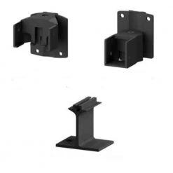 Buy 😍 AquatinePLUS 2 in. 2.5 in. x 5 in. Black Aluminum Pool Fence Picket Angle Bracket Kit by PEAK 🔔