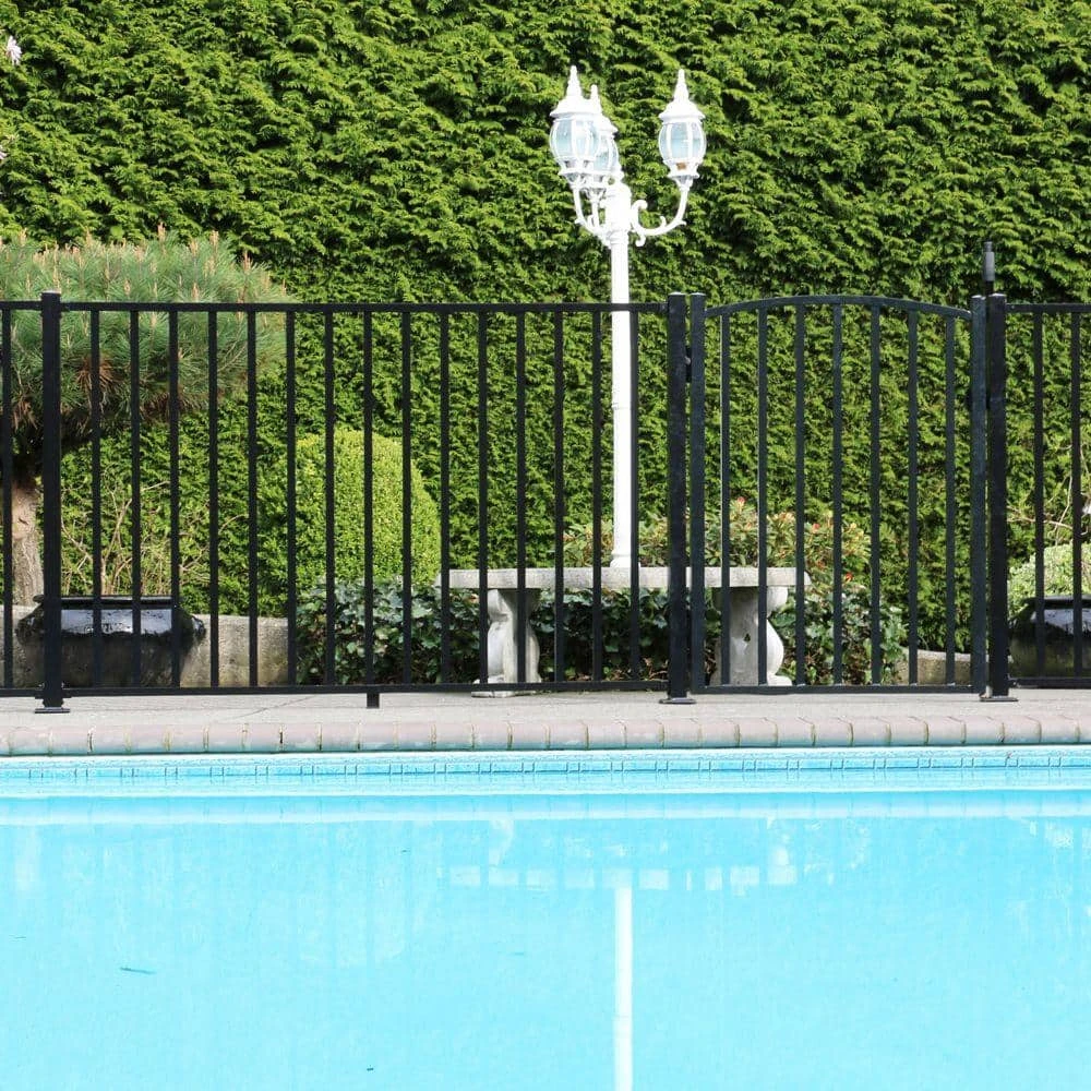 Brand new 🎁 Aquatine 1/2 in. x 72 in. x 4 ft. Black Aluminum Pool Fence Rail and Picket Kit by PEAK 🌟 4 Brand new 🎁 Aquatine 1/2 in. x 72 in. x 4 ft. Black Aluminum Pool Fence Rail and Picket Kit by PEAK 🌟 - Image 2