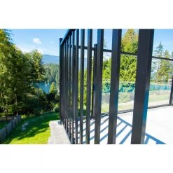 Top 10 💯 AquatinePLUS 5/8 in. x 72 in. x 4 ft. Black Aluminum Pool Fence Rail and Picket Kit by PEAK ✔️ -Cheap Fence Gates Plus Store peak metal fence panels 57113 44 1000
