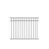Promo 🧨 Natural Reflections Standard-Duty 4-1/2 ft. H x 6 ft. W Pewter Aluminum Pre-Assembled Fence Panel by Barrette Outdoor Living ⭐