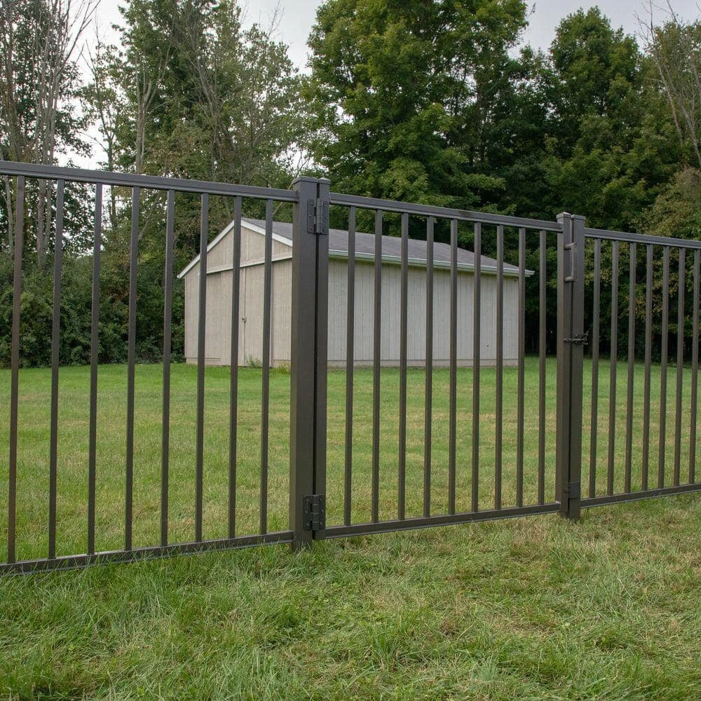 Promo 🧨 Natural Reflections Standard-Duty 4-1/2 ft. H x 6 ft. W Pewter Aluminum Pre-Assembled Fence Panel by Barrette Outdoor Living ⭐ 4 Promo 🧨 Natural Reflections Standard-Duty 4-1/2 ft. H x 6 ft. W Pewter Aluminum Pre-Assembled Fence Panel by Barrette Outdoor Living ⭐ - Image 2