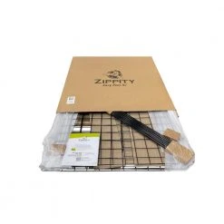 Promo ❤️ 3 ft. W x 3.25 ft. H Black Metal Zippity Gate with 4-Fence Panels by Zippity Outdoor Products 👏 -Cheap Fence Gates Plus Store powder coated black zippity outdoor products metal fence panels wf29014 66 1000