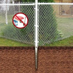 Flash Sale 🧨 Spytek 238 Adjustable Ground Spike fits 2-3/8 in. Round Post by Pylex ⌛ -Cheap Fence Gates Plus Store pylex fence hardware 13022 4f 1000