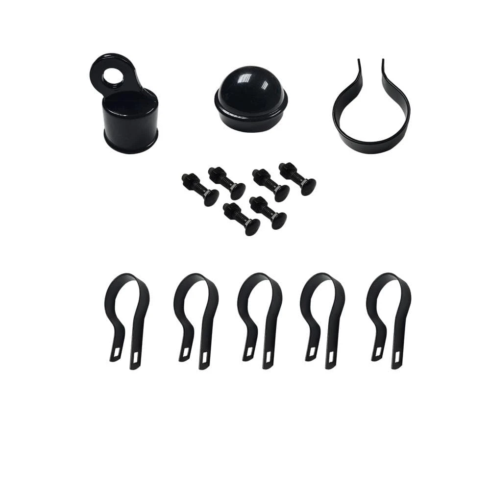 Best deal ๐ 2-3/8 in. Black Chain Link Fence End Post Kit by Robtec โค๏ธ 3 Best deal ๐ 2-3/8 in. Black Chain Link Fence End Post Kit by Robtec โค๏ธ