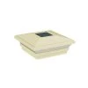 New ✨ 5 in. x 5 in. Contemporary Solar Post Top Sand by Barrette Outdoor Living ❤️