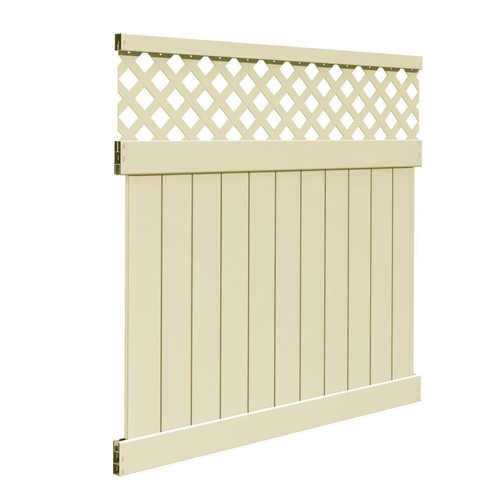 Discount 👏 Valley 6 ft. H x 6 ft. W Sand Vinyl Fence Panel Kit by Barrette Outdoor Living 👏 5 Discount 👏 Valley 6 ft. H x 6 ft. W Sand Vinyl Fence Panel Kit by Barrette Outdoor Living 👏 - Image 3