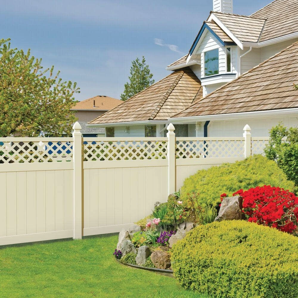 Discount 👏 Valley 6 ft. H x 6 ft. W Sand Vinyl Fence Panel Kit by Barrette Outdoor Living 👏 4 Discount 👏 Valley 6 ft. H x 6 ft. W Sand Vinyl Fence Panel Kit by Barrette Outdoor Living 👏 - Image 2