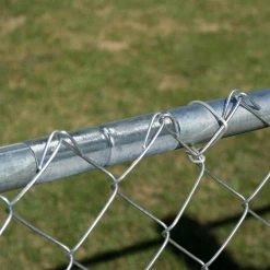 Brand new ๐ 1-3/8 in. x 6 in. Galvanized Metal Chain Link Post Top Rail Sleeve by Everbilt โจ 9 Brand new ๐ 1-3/8 in. x 6 in. Galvanized Metal Chain Link Post Top Rail Sleeve by Everbilt โจ -Cheap Fence Gates Plus Store silver everbilt deck post caps 328592eb 4f 1000