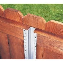 Top 10 ⭐ 1-3/4 in. x 3-1/2 in. x 7-1/2 ft. Metal Fence Post by Master Halco ⌛ -Cheap Fence Gates Plus Store silver galvanized master halco metal fence posts 633663 4f 1000