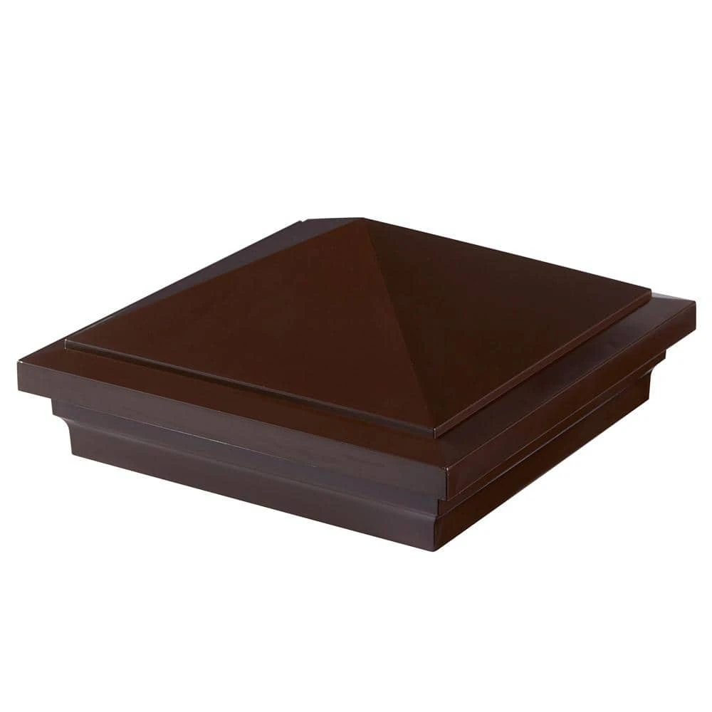New 🌟 CountrySide 5 in. x 5 in. Simply Brown Acrylic Pyramid Cap by Fiberon 🔔 3 New 🌟 CountrySide 5 in. x 5 in. Simply Brown Acrylic Pyramid Cap by Fiberon 🔔